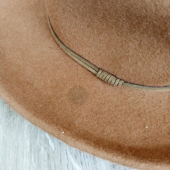 Wool Hat One Size Rustic Brown - Picture 4 of 7